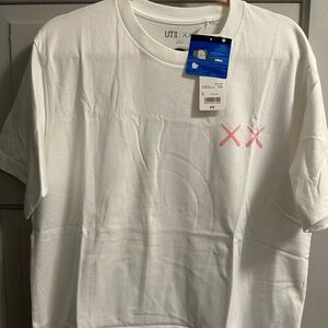 Kaw, White and Pink Graphic Men's Shirt